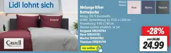 Lidl Castell Melange Biber Bettwäsche Angebot