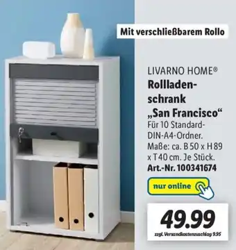 Lidl Livarno Home Rollladenschrank ,,San Francisco" Angebot