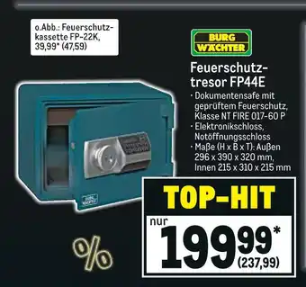 METRO Burg wächter feuerschutztresor fp44e Angebot