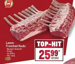 METRO Lamm frenched racks Angebot