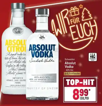 METRO Absolut vodka Angebot