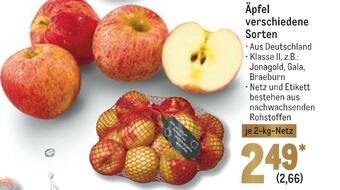 METRO Äpfel Angebot