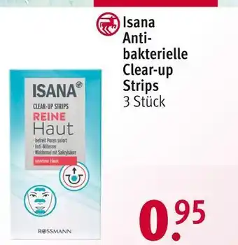 Rossmann Isana antibakterielle clear-up strips Angebot