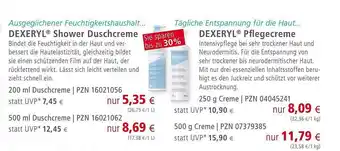 Apotal Dexeryl shower duschcreme oder pflegecreme Angebot