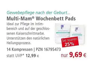 Apotal Multi-mam wochenbett pads Angebot