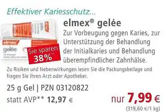 Apotal Elmex gelée Angebot