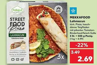 Kaufland Mekkafood lahmacun Angebot