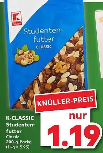 Kaufland K-classic studentenfutter classic Angebot