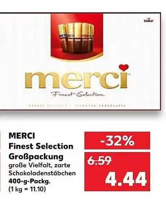 Kaufland Merci finest selection großpackung Angebot