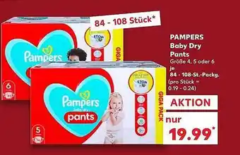 Kaufland Pampers baby dry pants Angebot