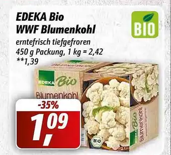 Simmel Edeka bio wwf blumenkohl Angebot