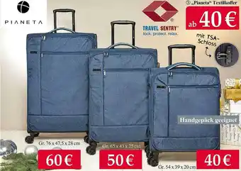 Woolworth „pianeta“ textilkoffer Angebot
