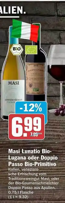 AEZ Masi lunatio bio lugana oder doppio passo bio-primitivo Angebot