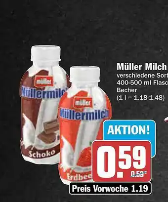 AEZ Müller milch Angebot