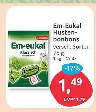 Budni Em-eukal husten bonbons Angebot