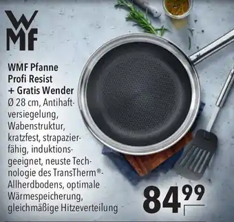 CITTI Markt WMF Pfanne Profi Resist + Gratis Wender Angebot