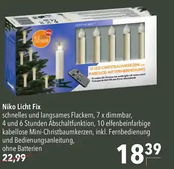 CITTI Markt Niko Licht Fix Angebot