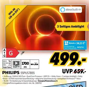 MEDIMAX Philips 55PUS7855 Angebot