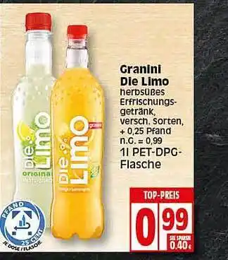 Elli Markt Granini die limo Angebot