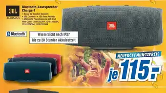 Expert JBL Bluetooth Lautsprecher ,,Charge 4" Angebot