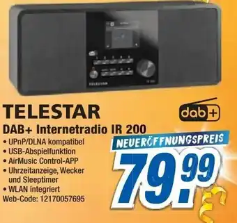 Expert Telestar DAB+Internetradio IR 200 Angebot