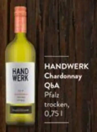 Aldi Süd Handwerk Chardonnay QbA 0,75 L Angebot