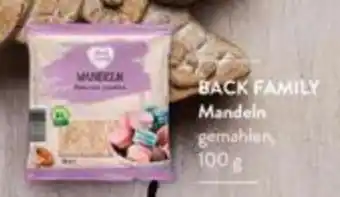 Aldi Süd Back Family Mandeln 100 g Angebot