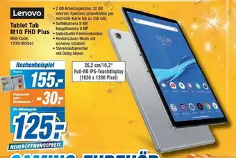 Expert Lenovo Tablet Tab M10 FHD Plus Angebot