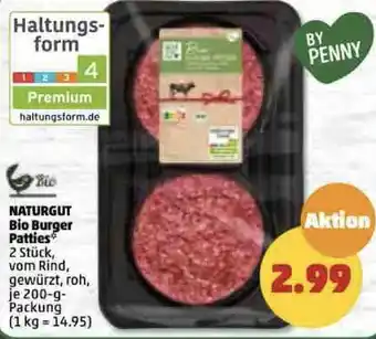 PENNY Naturgut Bio Burger Patties 200 g Packung Angebot