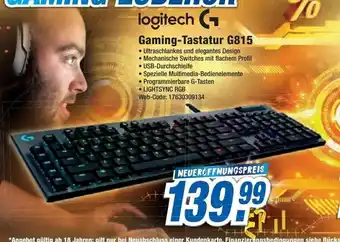 Expert Logitech Gaming Tastatur G815 Angebot