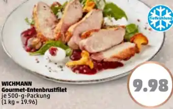 PENNY Wichmann Gourmet Entenbrustfilet 500 g Packung Angebot