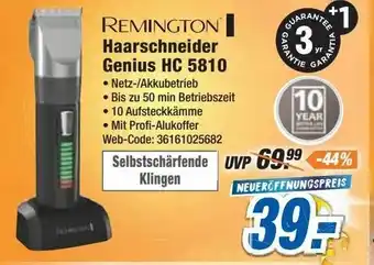 Expert Remington Haarschneider Genius HC 5810 Angebot