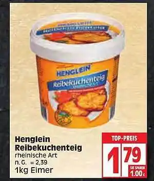 Edeka Henglein reibekuchenteig Angebot