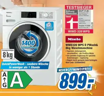 Expert Miele WWD320 WPS D PWash& 8kg Waschmaschine Angebot