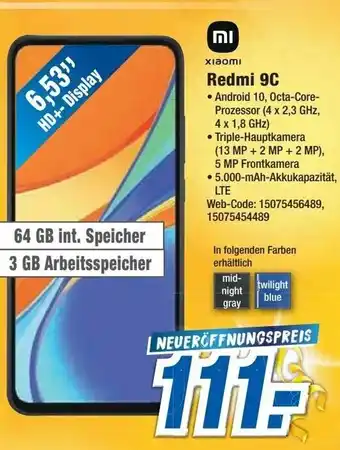 Expert Xiaomi Redmi 9C Angebot