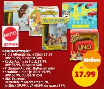 PENNY Mattel Games Gesellschaftsspiel Angebot