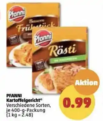 PENNY Pfanni Kartoffelgericht 400 g Packung Angebot