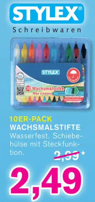 KODi Stylex 10er Pack Wachsmalstifte Angebot