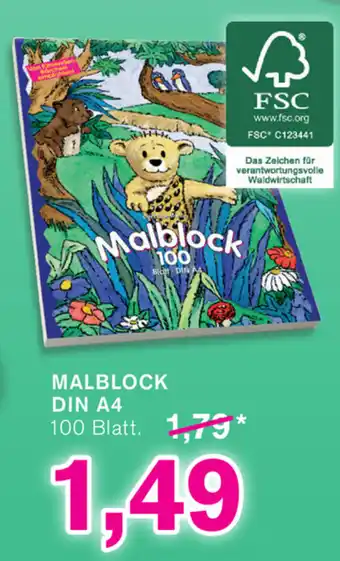 KODi Malblock DIN A4 Angebot