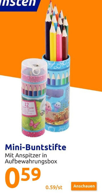Action Mini Buntstifte Angebot