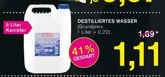 KODi Dr. Starke Destilliertes Wasser 5L Angebot