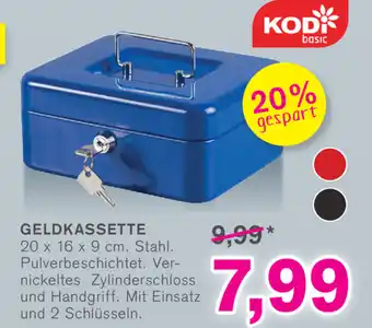 KODi Geldkassette Angebot