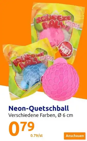 Action Neon Quetschball Angebot