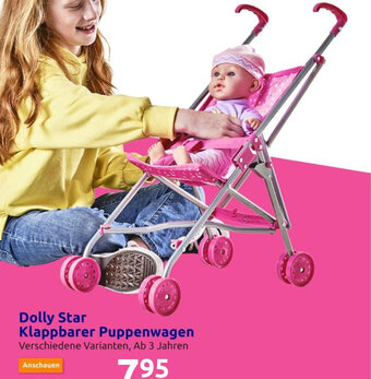 Action Dolly Star Klappbarer Puppenwagen Angebot