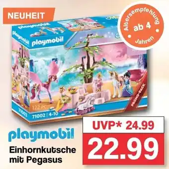 Famila Nord West Playmobil Einhornkutsche mit Pegasus Angebot