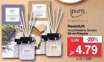 Famila Nord West ipuro Essentials Raumduft 50 ml Flasche Angebot