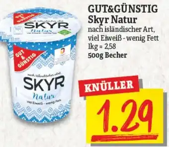 NP Discount Gut & Günstig Skyr Natur 500 g Becher Angebot