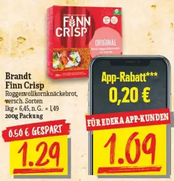 NP Discount Brandt Finn Crisp 200 g Packung Angebot