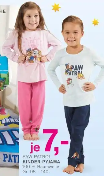 KODi Paw Patrol Kinder-Pyjama Gr. 98-140 Angebot