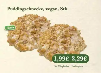 LPG Biomarkt Puddingschnecke, vegan Angebot